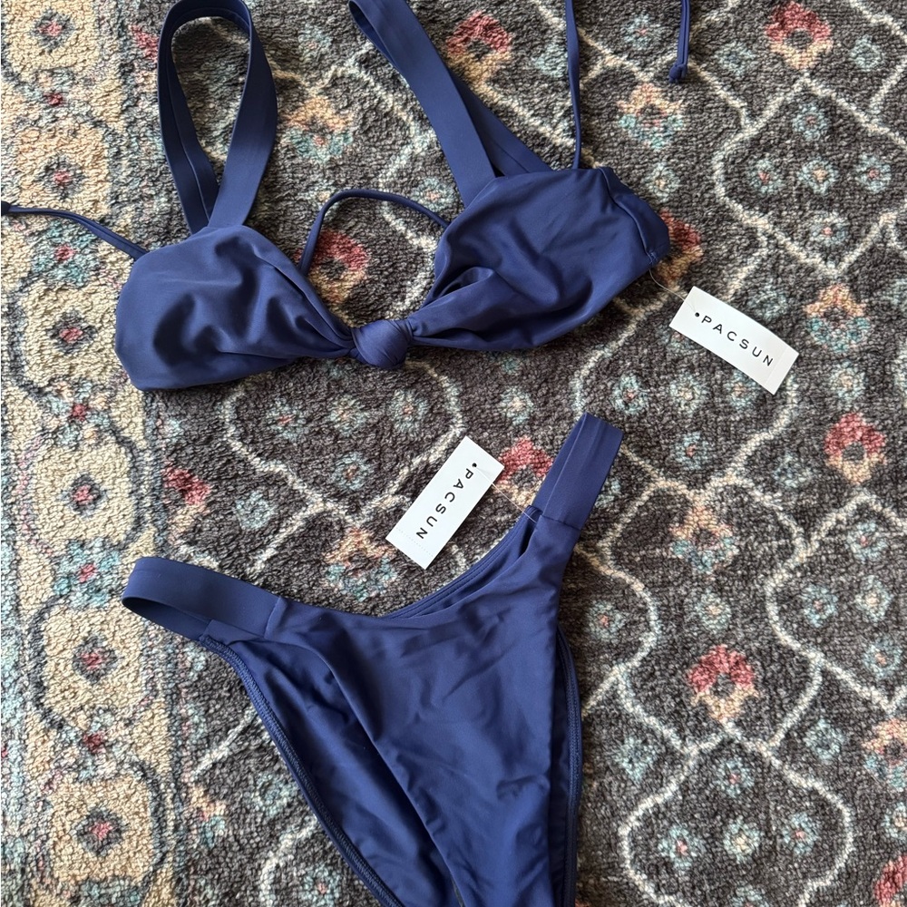 PacSun Navy Bikini Set
